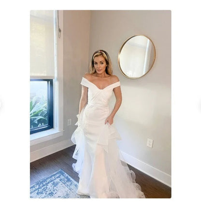 Minimalist Wedding Two-Piece Dress Set