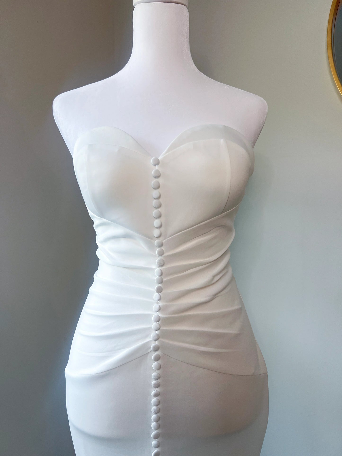 Elegant Sweetheart Mermaid Dress with Detachable Tulle Skirt