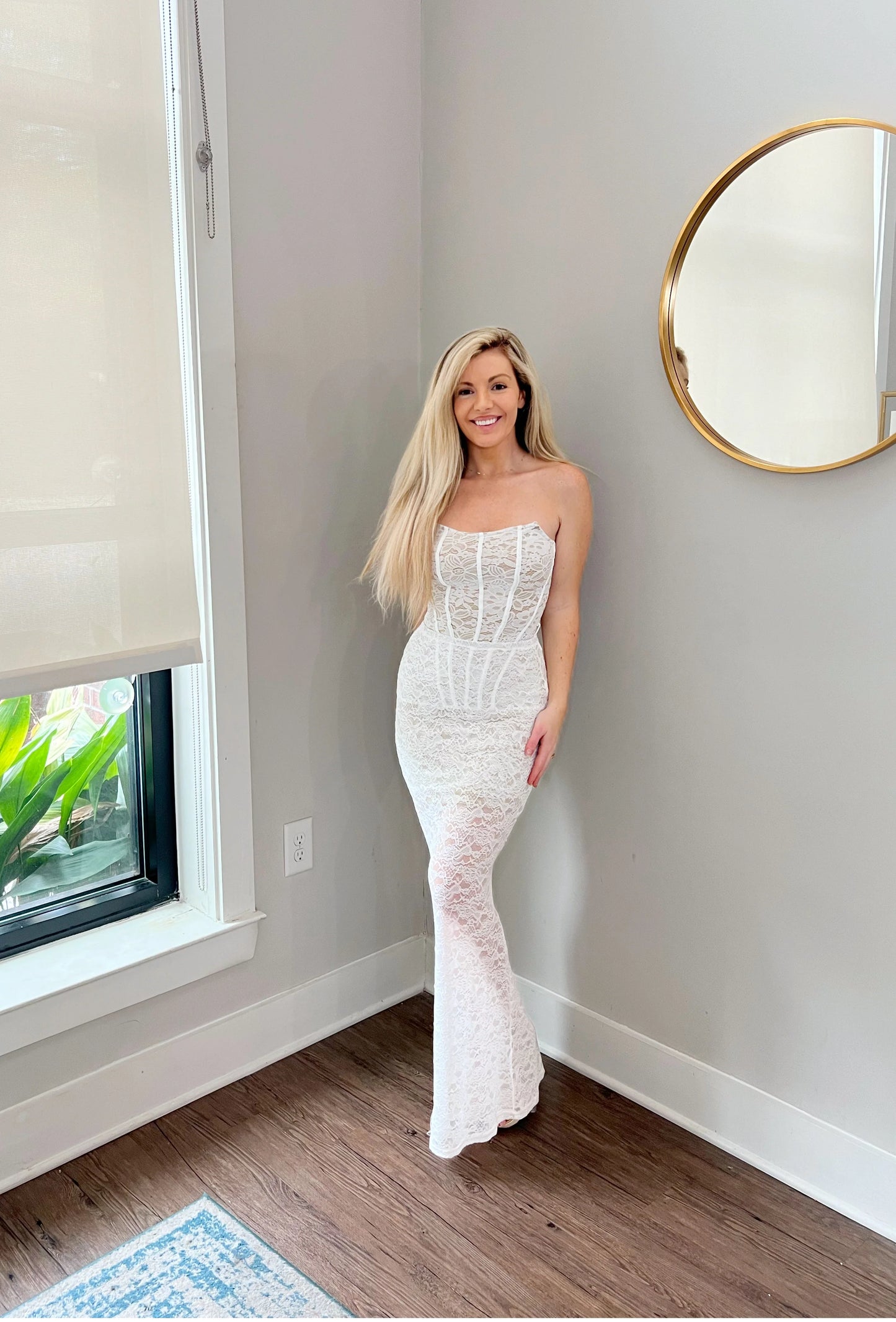 Lace Wedding Reception or Bachelorette Party Dress