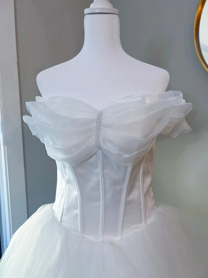 Tulle Off Shoulder Ballgown