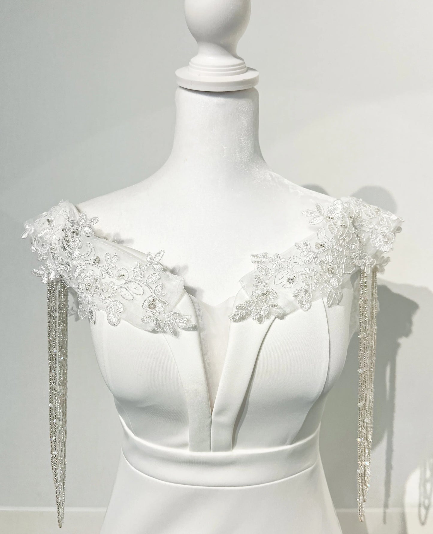 Detachable Crystal Wedding Sleeves